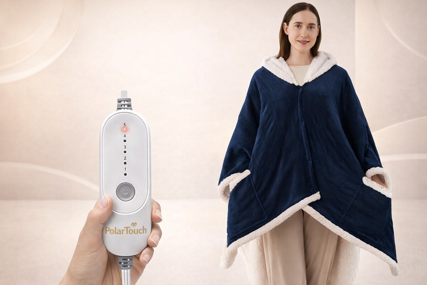 PolarTouch™ – ogrzewany szlafrok z komfortowym ciepłem