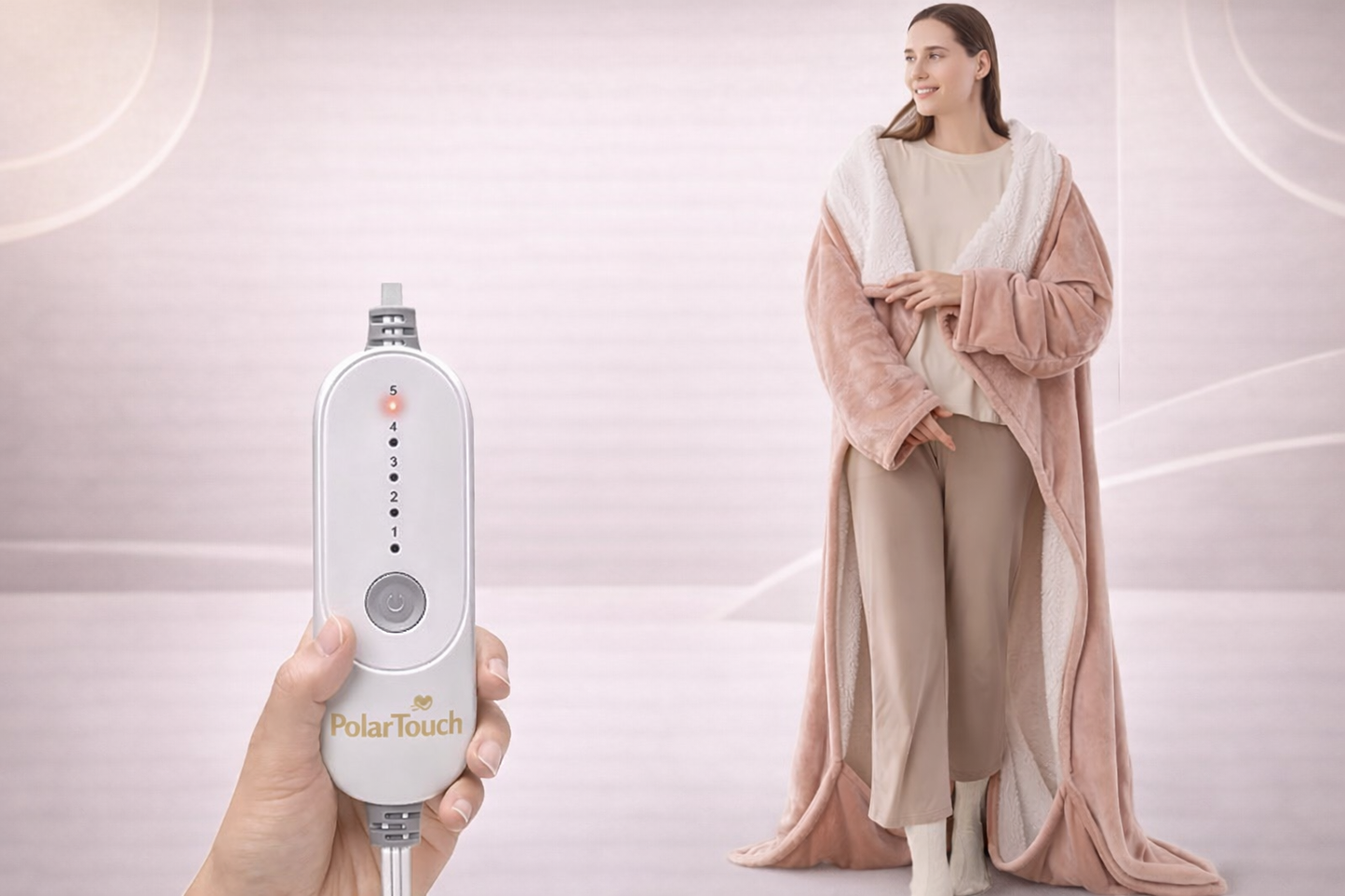 PolarTouch™ – ogrzewany szlafrok z komfortowym ciepłem