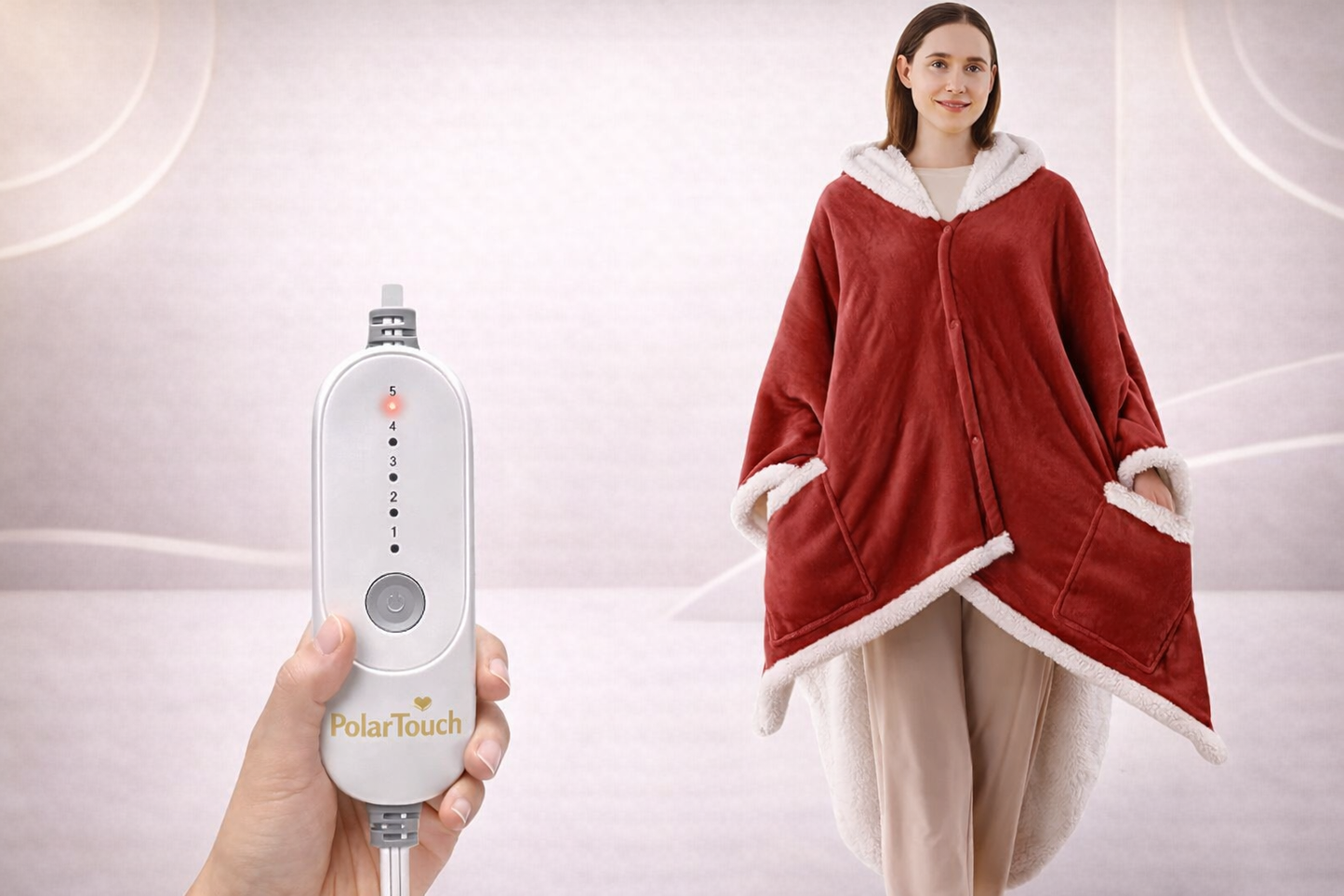 PolarTouch™ – ogrzewany szlafrok z komfortowym ciepłem